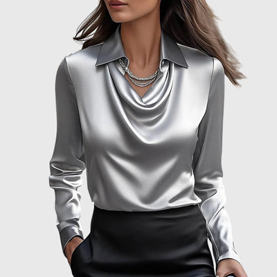 Brooklyn | Elegante Satijnen Blouse