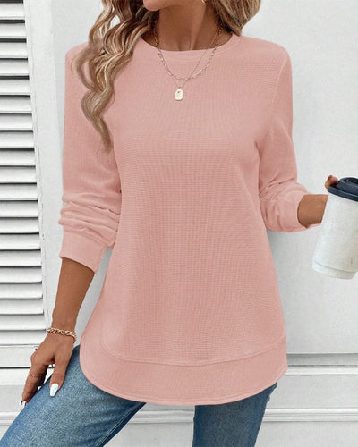 Gigi | O-Hals Lange Mouwen Top