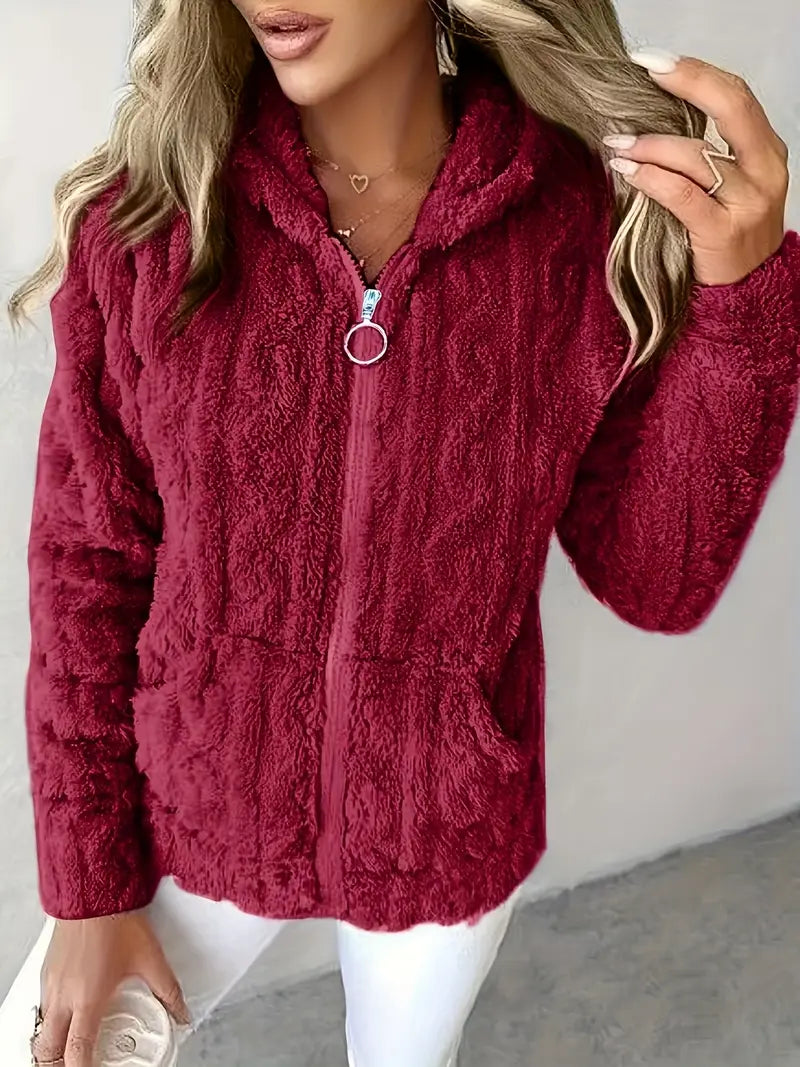 Nora | Lange Mouwen Hoodie Met Rits