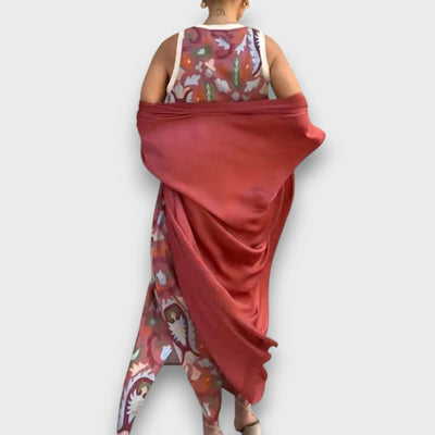 Selviane - Maxi jurk met cardigan