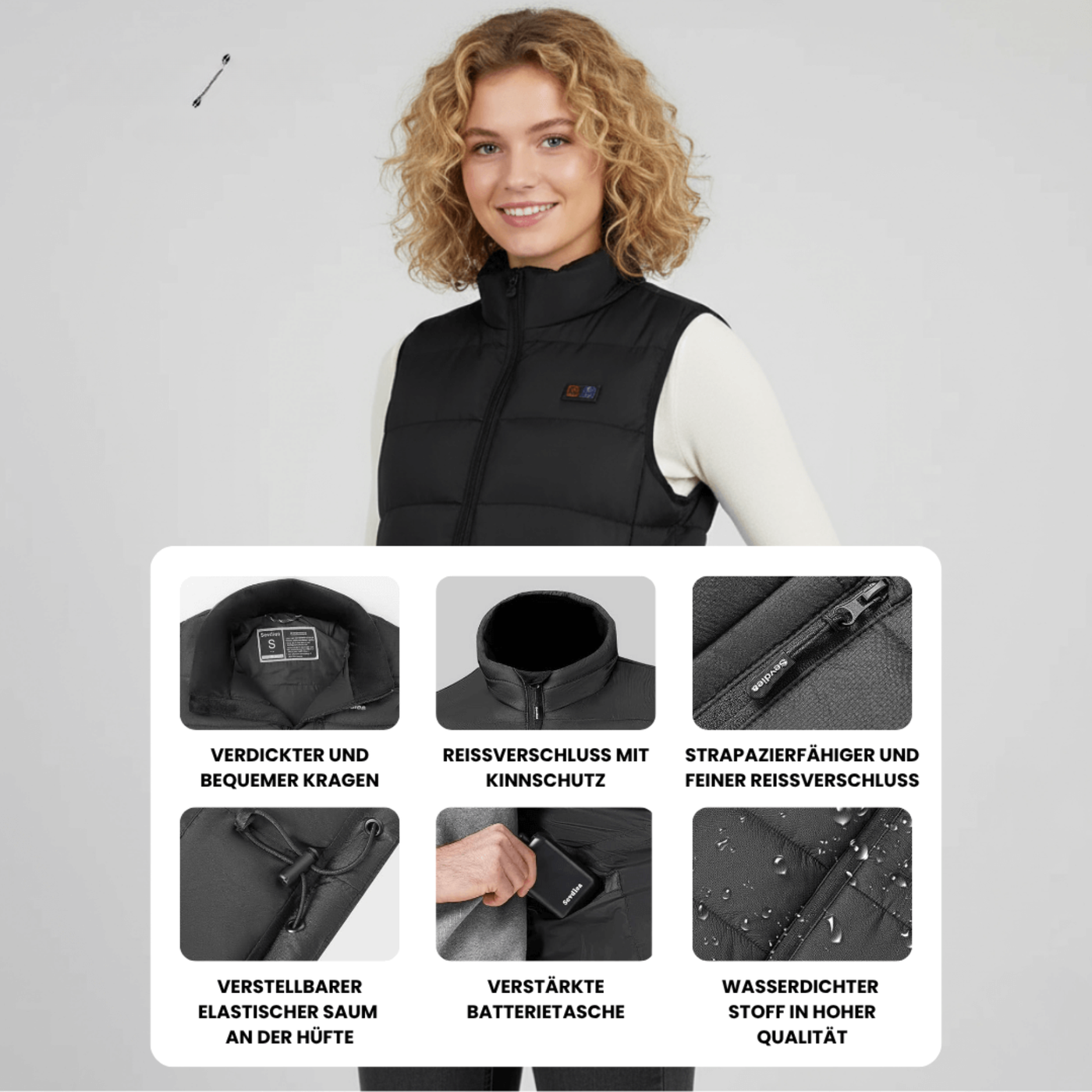 Doris | Adaptieve Verwarmde Vest