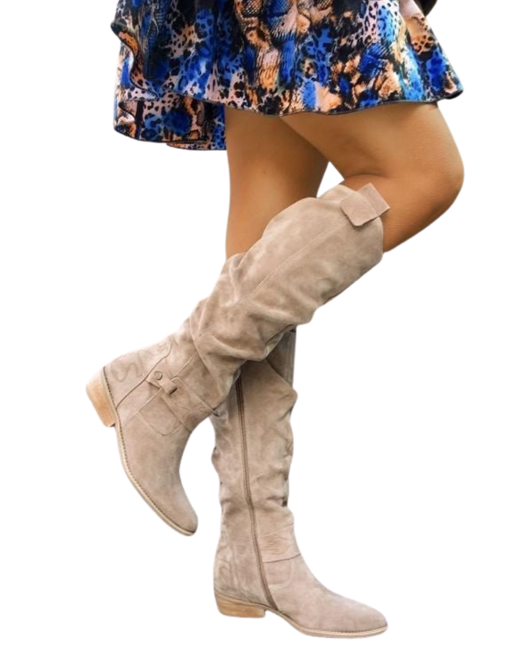 Lina | Comfortabele, warme suède laarzen