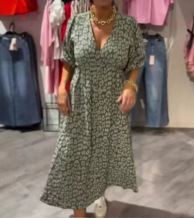 Mira – Jurk met Mooie Print