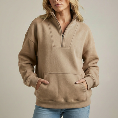 Jenny | Kwart Rits Fleece