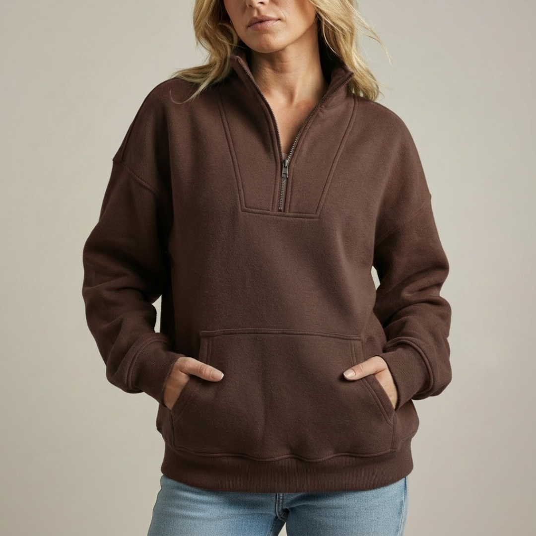 Jenny | Kwart Rits Fleece