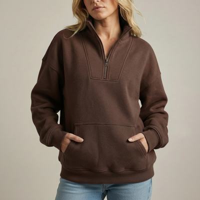 Jenny | Kwart Rits Fleece