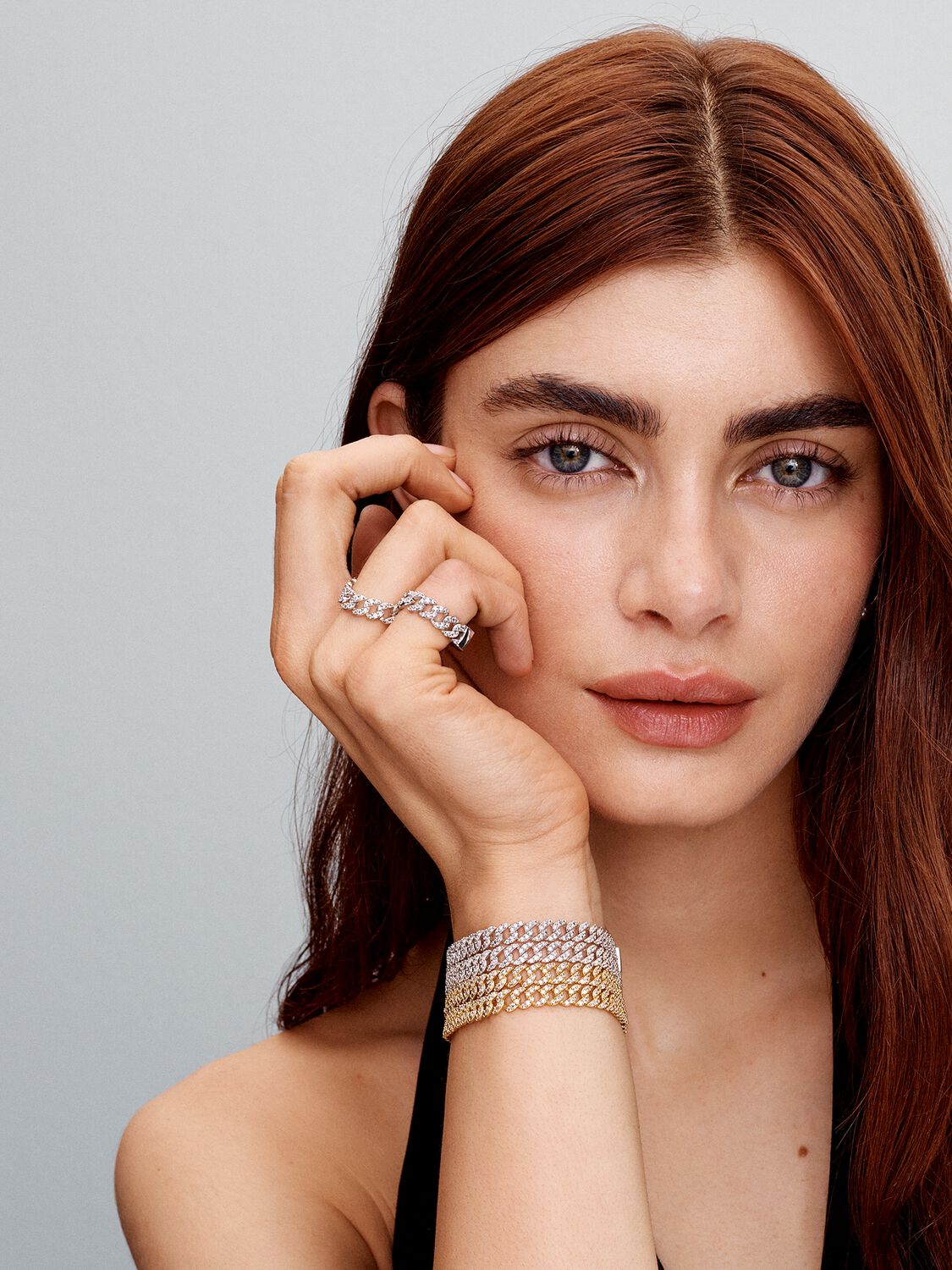 Cubaans armband in moissaniet