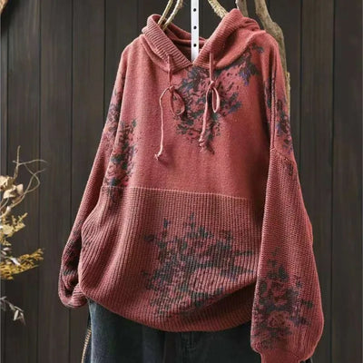 Thea | Zachte Gebreide Hoodie Trui