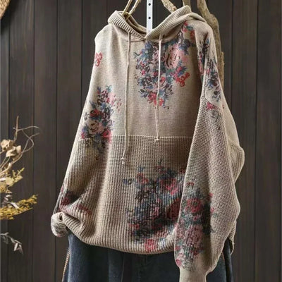 Thea | Zachte Gebreide Hoodie Trui