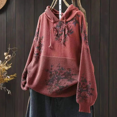 Thea | Zachte Gebreide Hoodie Trui