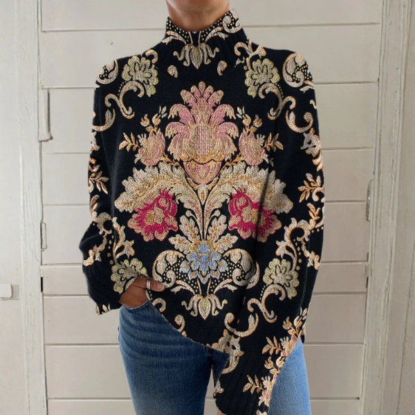 Phoebe | Vintage Bloemen Pullover