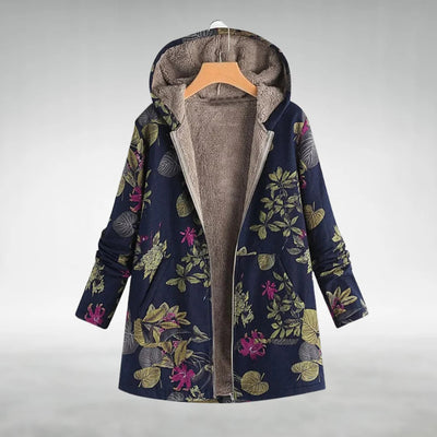 Savannah | Bloemenfleece Hooded Jacket