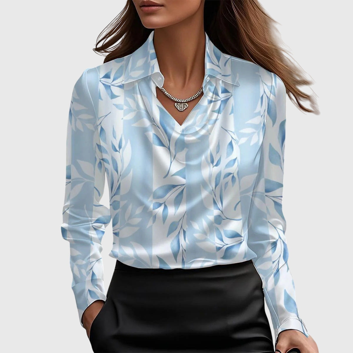 Brooklyn | Elegante Satijnen Blouse