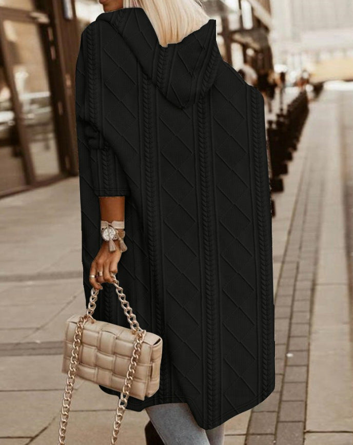 Mona Lisa - Lange Cardigan met Capuchon