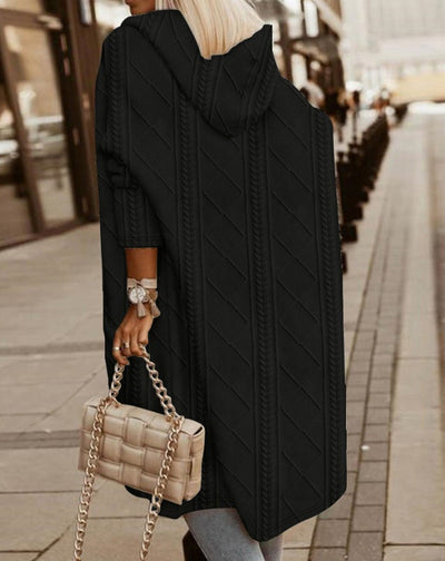 Mona Lisa - Lange Cardigan met Capuchon