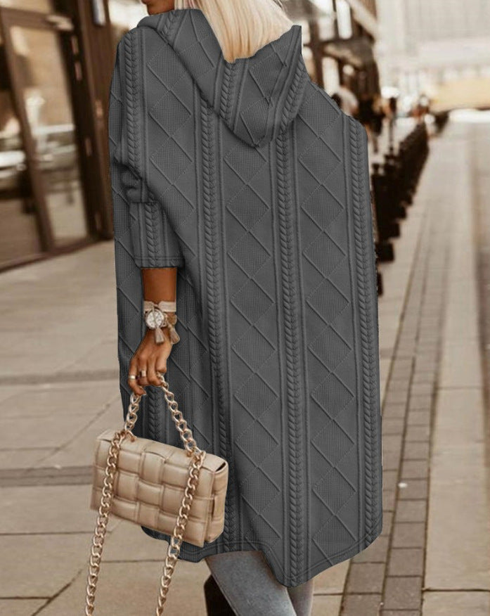 Mona Lisa - Lange Cardigan met Capuchon