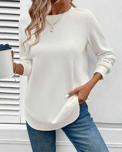 Gigi | O-Hals Lange Mouwen Top