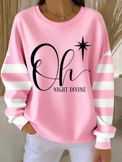 Isabelle™ | Kersttrui met tekstprint