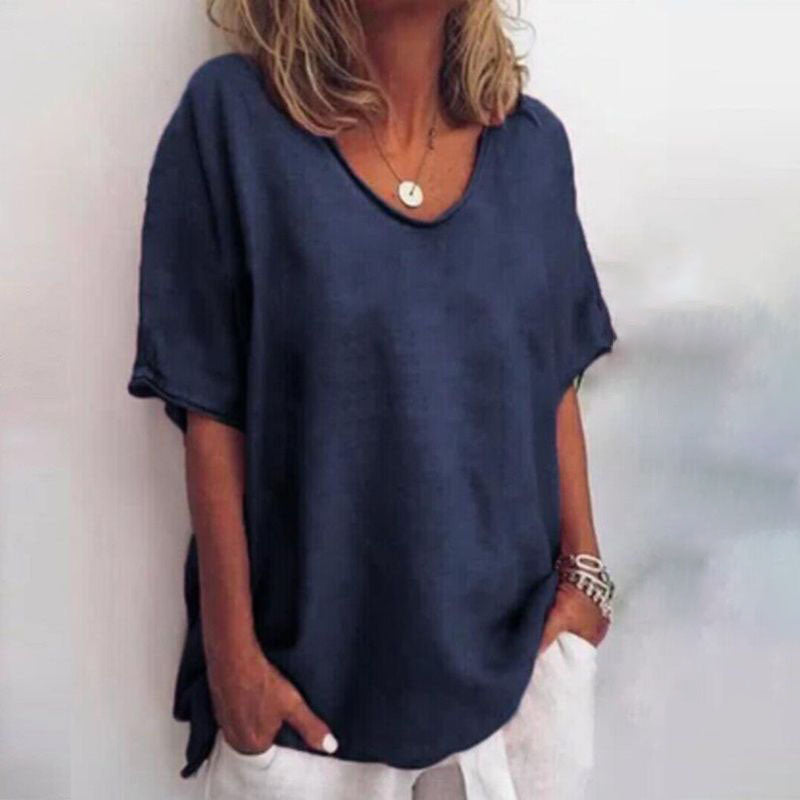 QUINA EN VERSATIELE LINEN BLOUSE